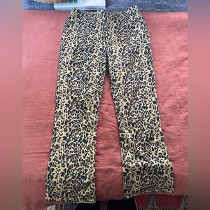 J. Crew Animal Print Pants
